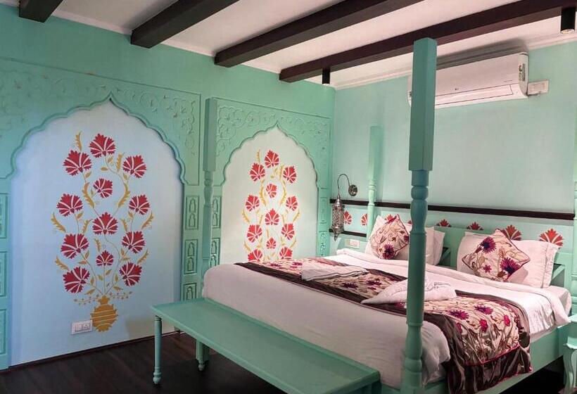 带大床的高级房间, Green Rooms, Vintage Luxury Near Dal Lake