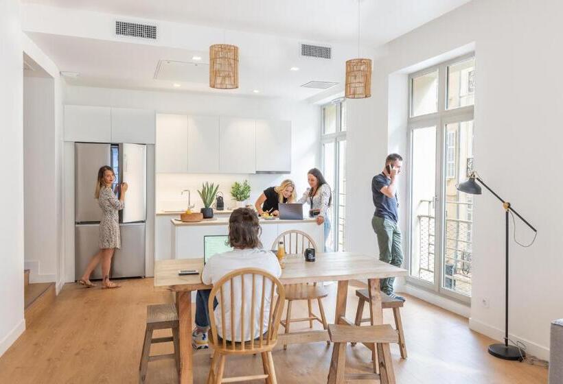 침실 1개 수피리어 아파트, The Babel Community Hôtel Vieux Port