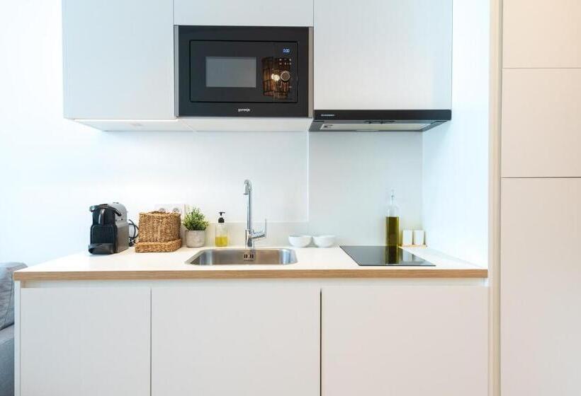 침실 1개 테라스 아파트, The Babel Community Hôtel Vieux Port