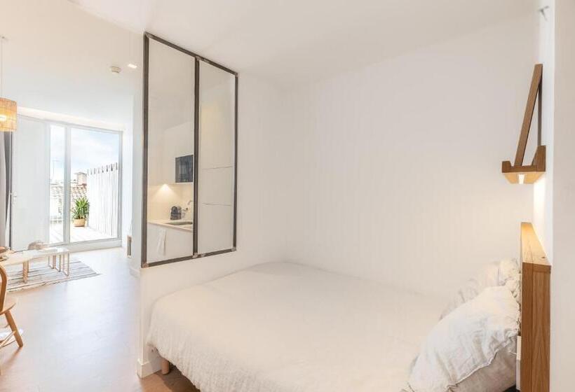 آپارتمان 1 خوابه با تراس, The Babel Community Hôtel   Vieux Port