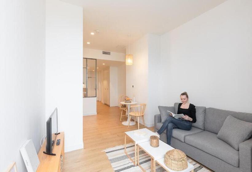 침실 1개 테라스 아파트, The Babel Community Hôtel Vieux Port