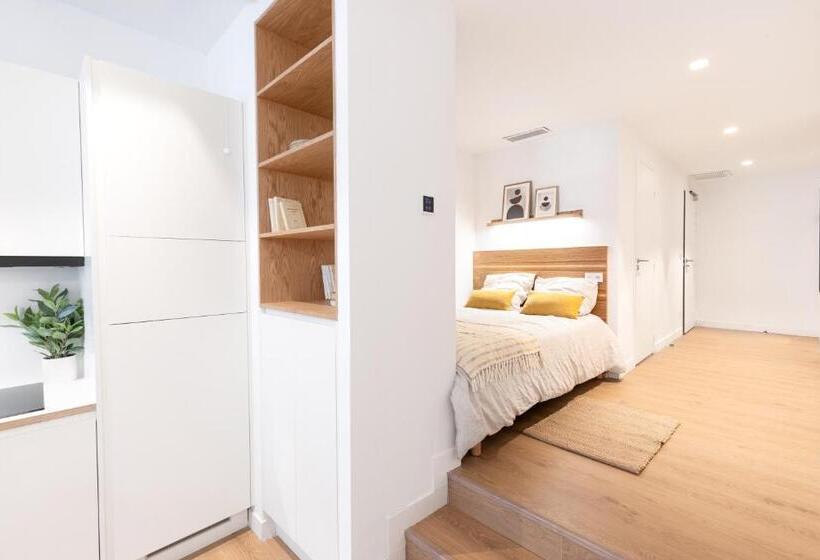 침실 1개 디럭스 아파트, The Babel Community Hôtel Vieux Port