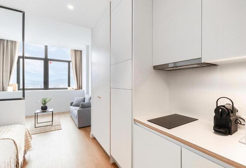 Апартаменты 1 Спальня с Видом, The Babel Community Hôtel   Grenoble Bastille