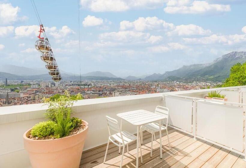带1个卧室的带阳台的公寓, The Babel Community Hôtel   Grenoble Bastille