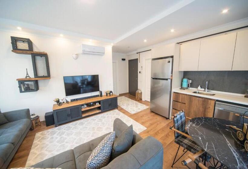 带1个卧室的高级公寓, Saygın Apartments