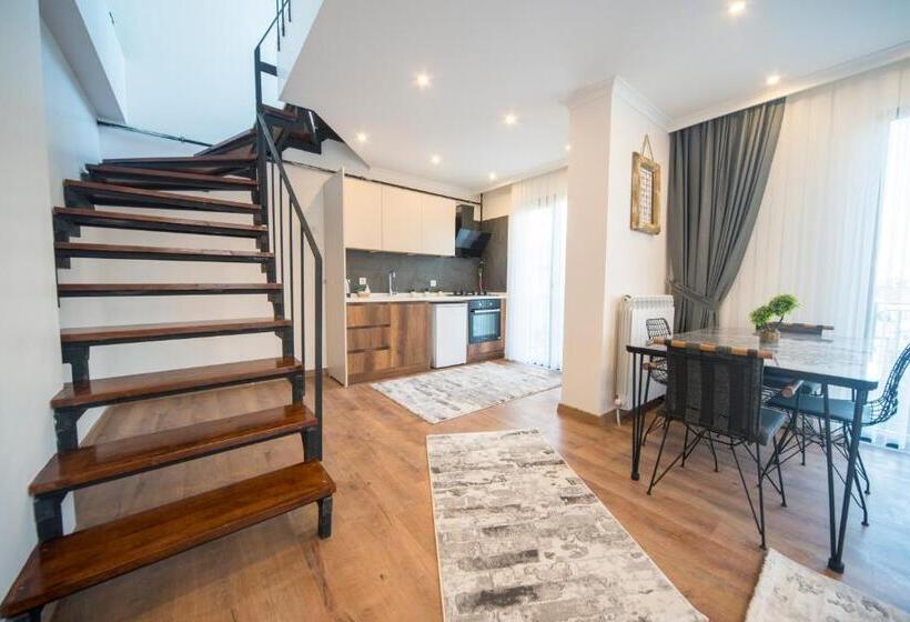 带1个卧室的豪华公寓, Saygın Apartments