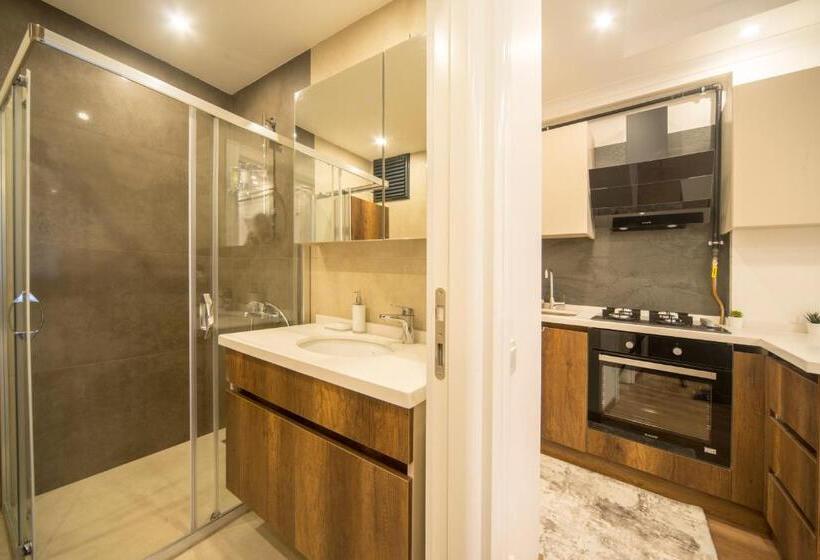 带1个卧室的高级公寓, Saygın Apartments