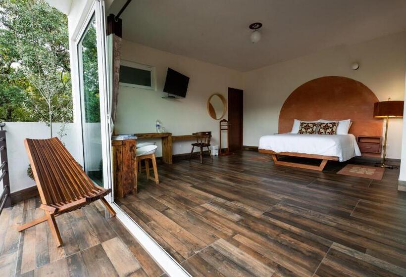 اتاق استاندارد با بالکن, Casa Tizates  La Peña Suite Jr