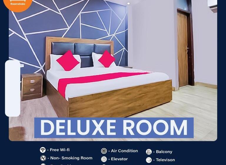 חדר דלוקס, Roomshala 121 Hotel Classic Hazrat Nizamuddin Railway Station