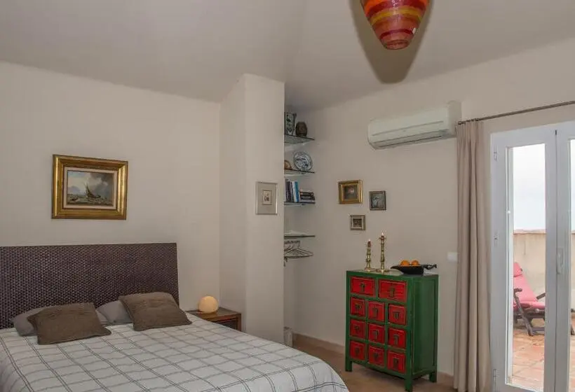 Deluxe-huone Merinäkymä Parveke, B&b El Pajarero