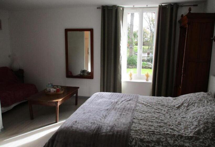 غرفة قياسية ثلاثية مطلة علي الحديقة, Chambres D Hôtes Ferme De La Moinerie