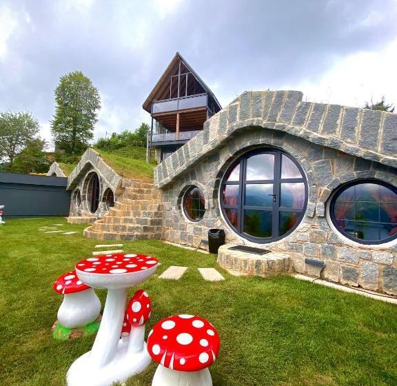 キングサイズベッドのデラックスルーム, Hobbit Chalet