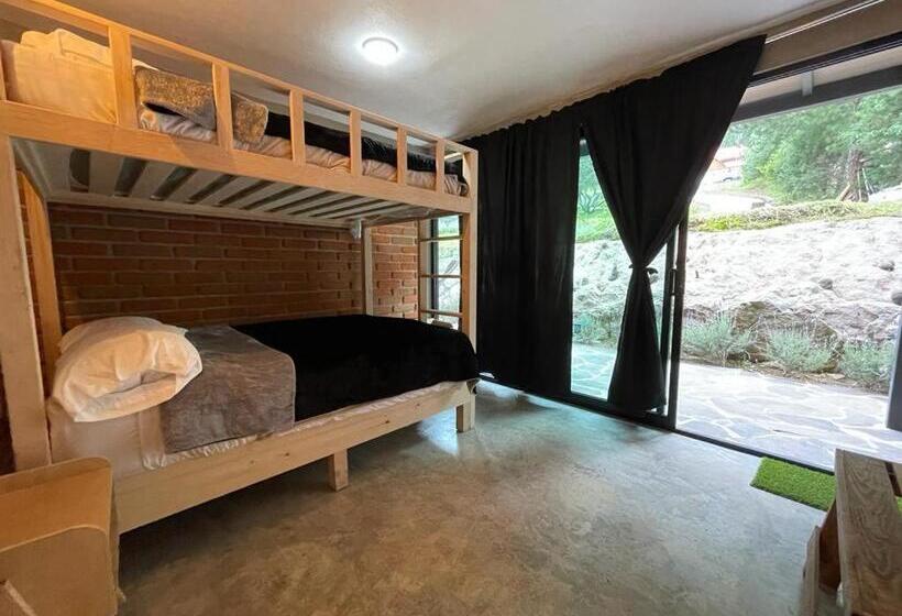 חדר סטנדרט שתי מיטות זוגיות, Hostal La Roca