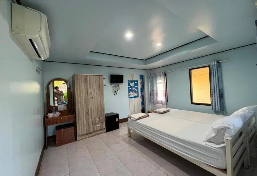 Standard-huone Puutarhanäkymä, แป๊ะชวนชิมรีสอร์ท สาขา 2