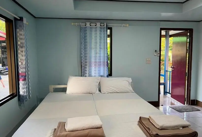 Standard-huone Puutarhanäkymä, แป๊ะชวนชิมรีสอร์ท สาขา 2