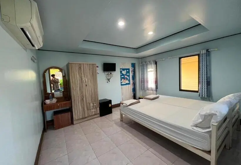 Standard-huone Puutarhanäkymä, แป๊ะชวนชิมรีสอร์ท สาขา 2