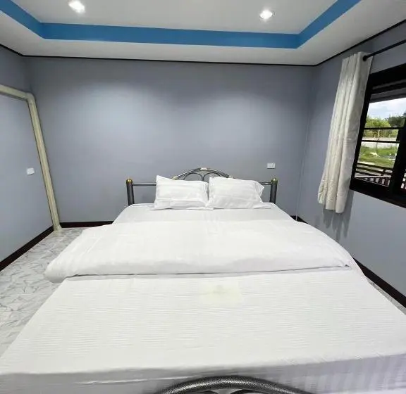 Standard-huone Puutarhanäkymä, แป๊ะชวนชิมรีสอร์ท สาขา 2