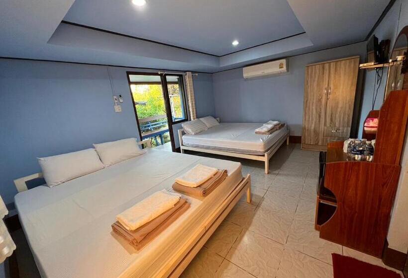 Classic Værelse til 4 pers., แป๊ะชวนชิมรีสอร์ท สาขา 2