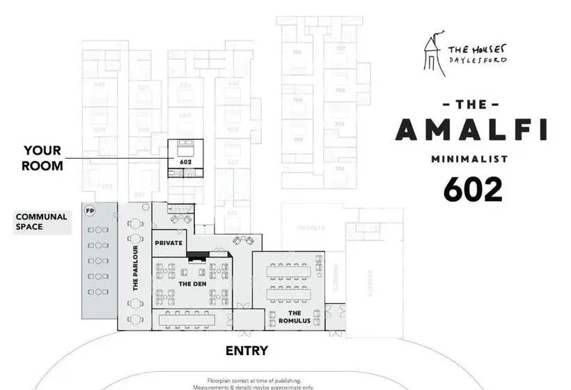 キングサイズベッドのスタンダードルーム, The Amalfi Minimalist Room A