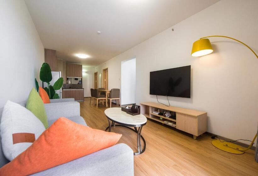 침실 3개 아파트, Wesu Weisu Service Apartment   Shenzhen University Nanshan Science And Technolog Park