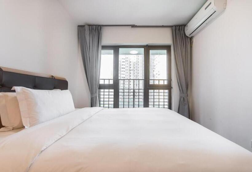 带3个卧室的公寓, Wesu Weisu Service Apartment   Shenzhen University Nanshan Science And Technolog Park