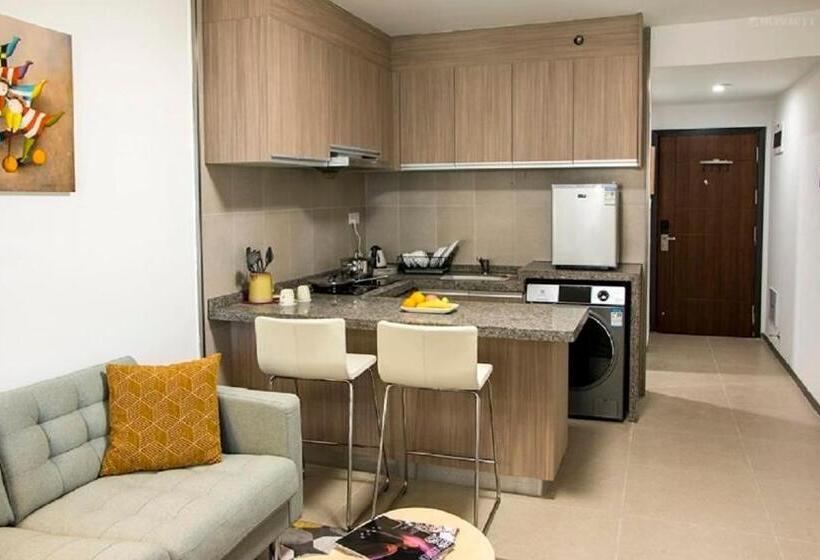 带1个卧室的高级公寓, Wesu Weisu Service Apartment   Shenzhen University Nanshan Science And Technolog Park