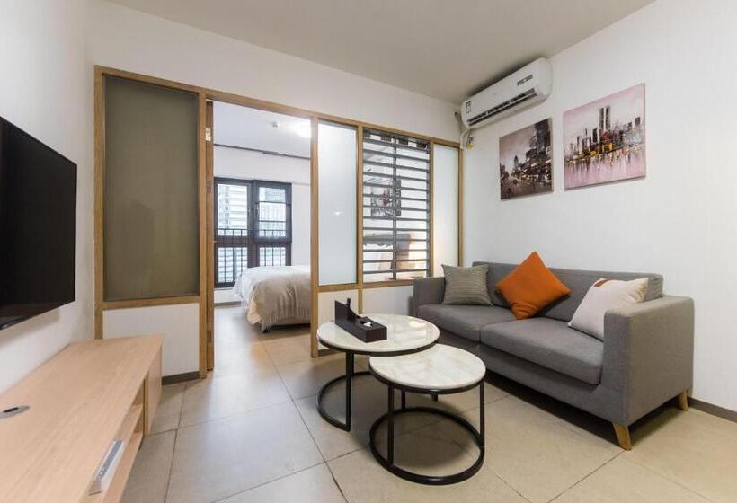 带1个卧室的公寓, Wesu Weisu Service Apartment   Shenzhen University Nanshan Science And Technolog Park