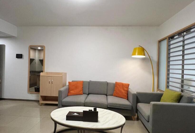 带2个卧室的公寓, Wesu Weisu Service Apartment   Shenzhen University Nanshan Science And Technolog Park