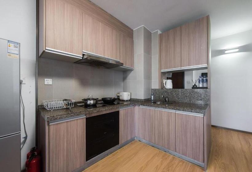 带3个卧室的公寓, Wesu Weisu Service Apartment   Shenzhen University Nanshan Science And Technolog Park
