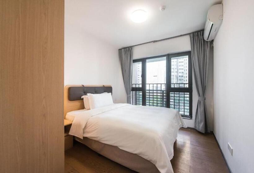 带3个卧室的公寓, Wesu Weisu Service Apartment   Shenzhen University Nanshan Science And Technolog Park