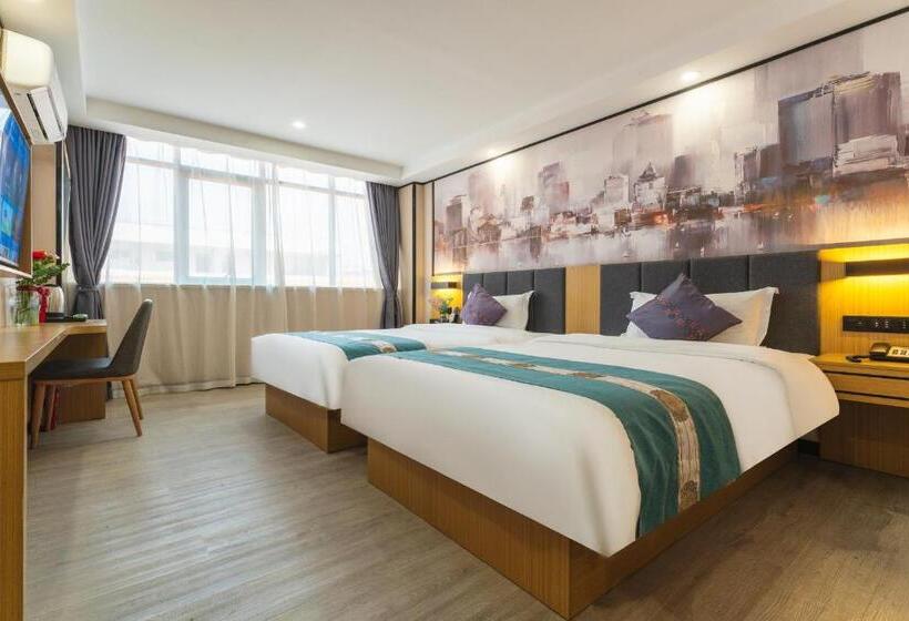 标准间, Amemouillage Inn   Guangzhou Railway Station Xicun Metro Station