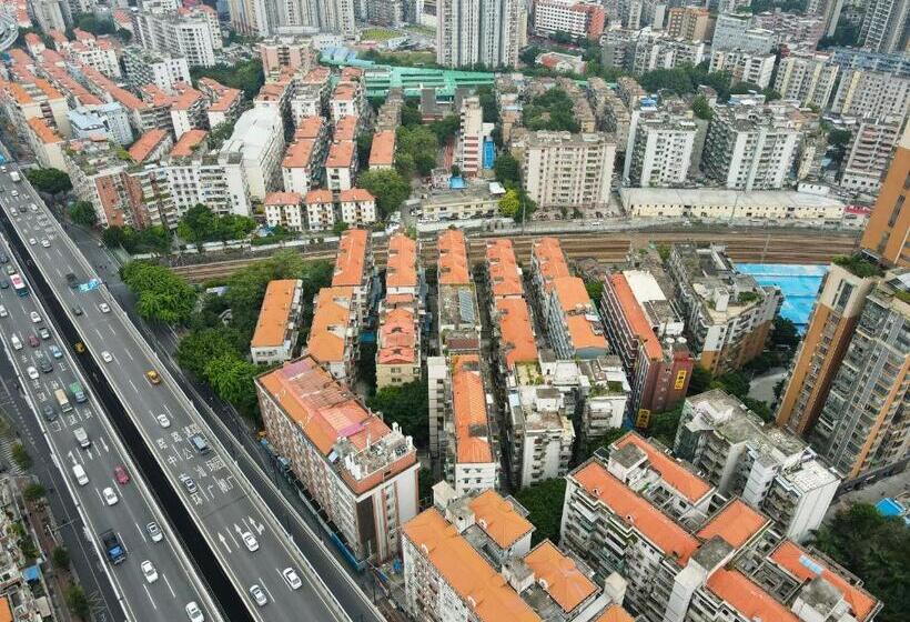 Quarto Triplo Deluxe, Amemouillage Inn   Guangzhou Railway Station Xicun Metro Station