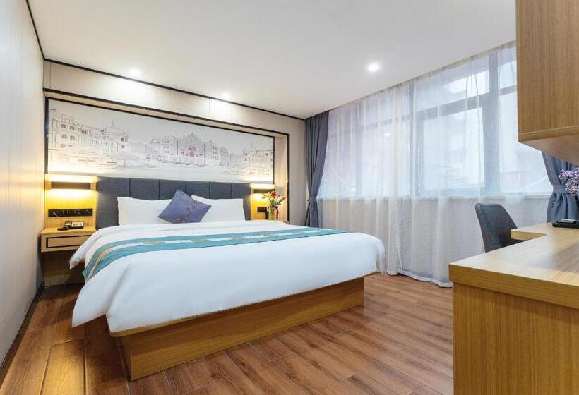 商务房间, Amemouillage Inn   Guangzhou Railway Station Xicun Metro Station