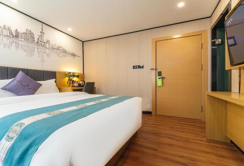 标准间, Amemouillage Inn   Guangzhou Railway Station Xicun Metro Station