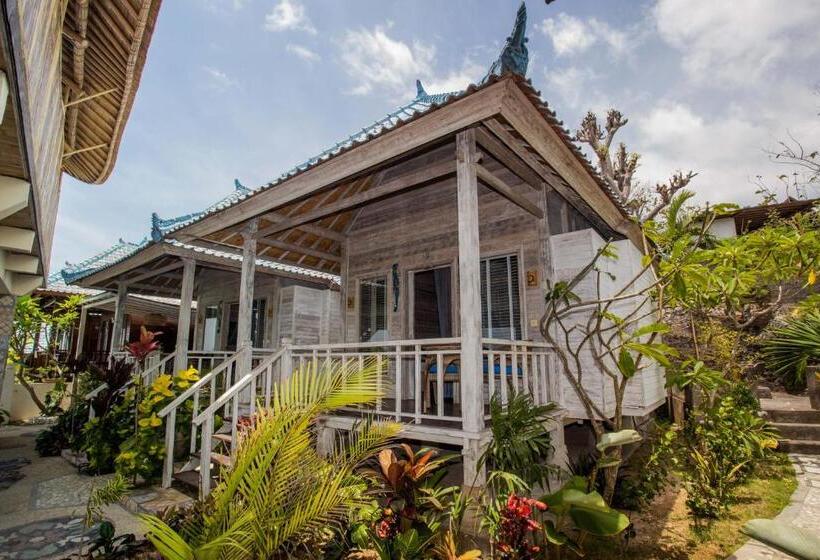 חדר סטנדרט נוף לים עם מרפסת, Nusa View   Hakuna Matata