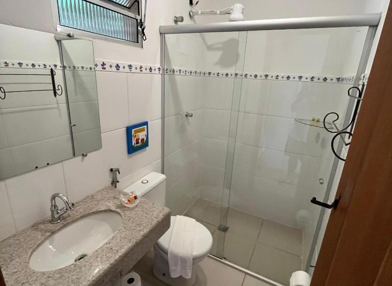 غرفة قياسية مطلة على الجبل, Pousada Santuário   Caeté