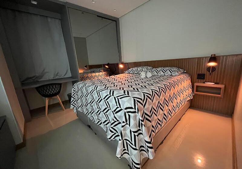 דירת חדר דלוקס, Flat Luxo Premium   Londrina Flat Hotel   43m² #garagemgrátis