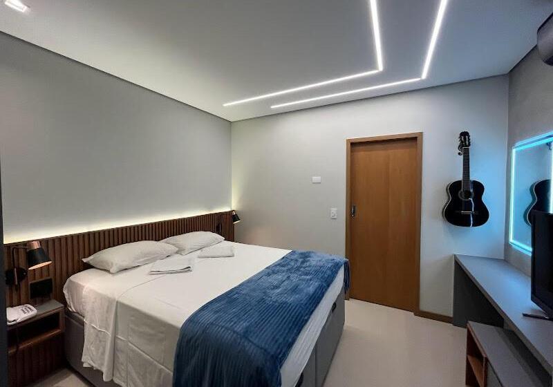 דירת חדר דלוקס, Flat Luxo Premium   Londrina Flat Hotel   43m² #garagemgrátis