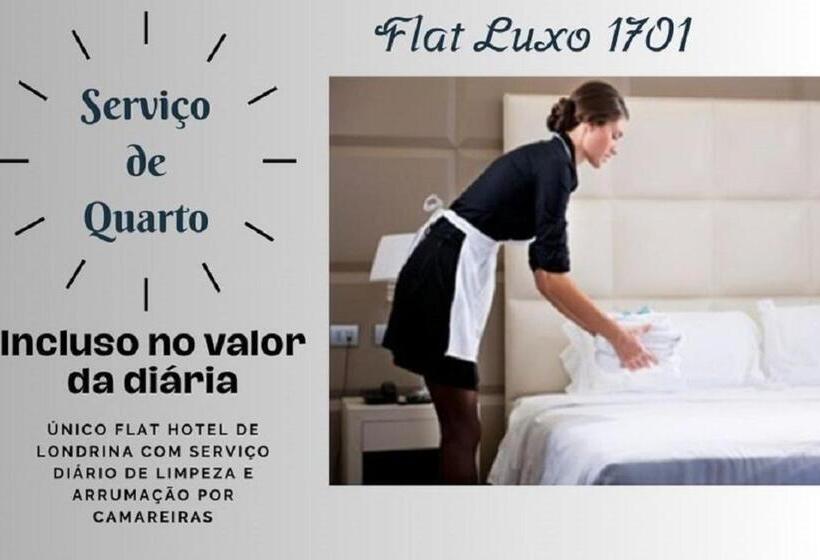 דירת חדר דלוקס, Flat Luxo Premium   Londrina Flat Hotel   43m² #garagemgrátis