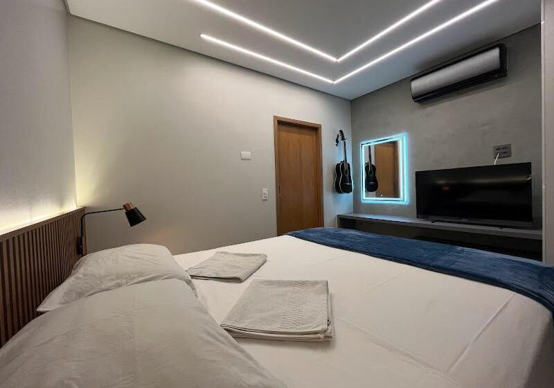 דירת חדר דלוקס, Flat Luxo Premium   Londrina Flat Hotel   43m² #garagemgrátis