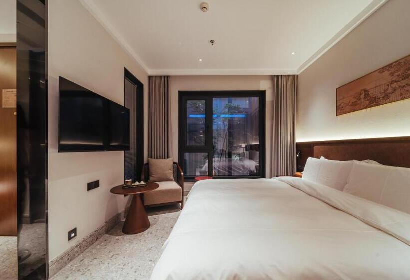 스탠다드 룸 퀸사이즈 침대, Jingmao Alley Hotel   Beijing Wangfujing Dongsi Subway Station Branch