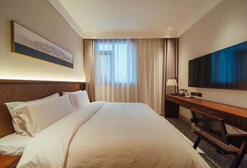 스탠다드 룸 퀸사이즈 침대, Jingmao Alley Hotel   Beijing Wangfujing Dongsi Subway Station Branch