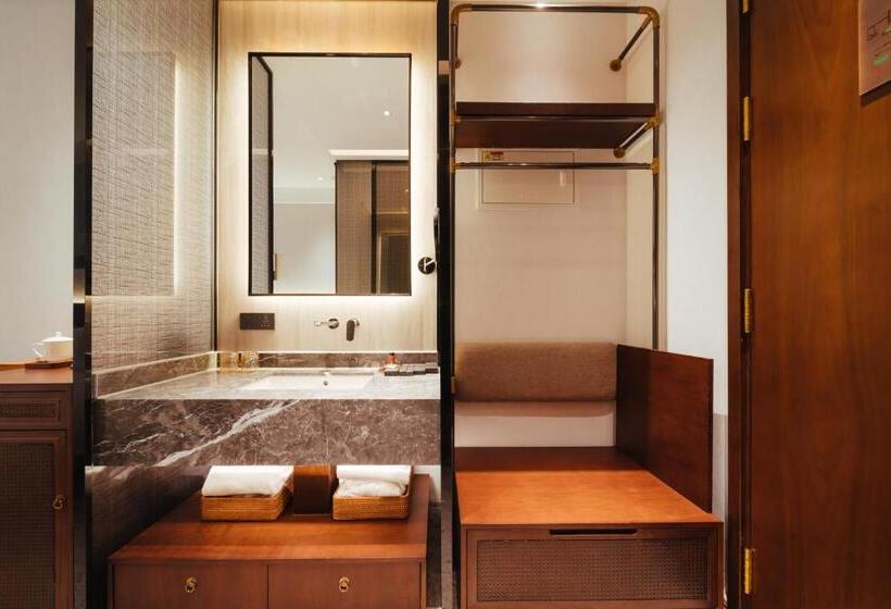 스탠다드 룸 퀸사이즈 침대, Jingmao Alley Hotel   Beijing Wangfujing Dongsi Subway Station Branch