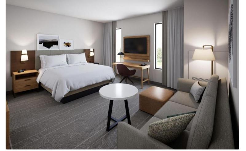带大床的标准工作室, Staybridge Suites Port Elgin, An Ihg