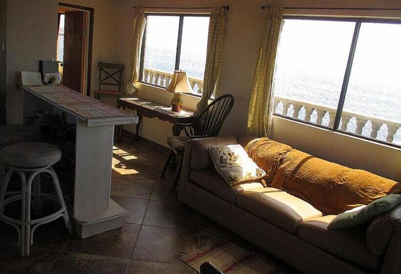 جناح ديلوكس مطل على البحر, La Bufadora Inn