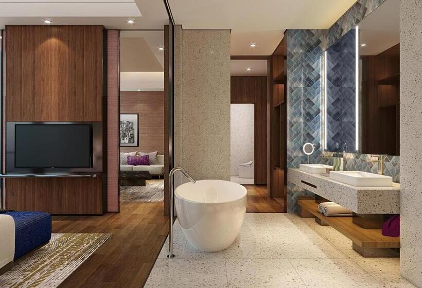 מיטת קינג בסוויטה, Hyatt Centric Gaoxin Xi An