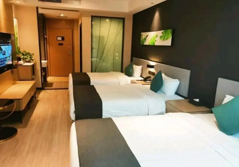Superior Kolmen Hengen Huone, Thank Inn Plus Shaoguan Qujiang District Maba