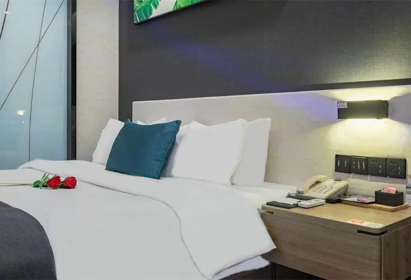 Romanttinen Huone, Thank Inn Plus Shaoguan Qujiang District Maba