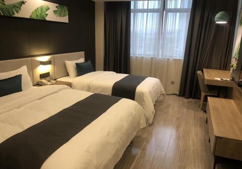 高级家庭房间, Thank Inn Plus Shaoguan Qujiang District Maba