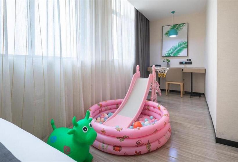 高级家庭房间, Thank Inn Plus Shaoguan Qujiang District Maba